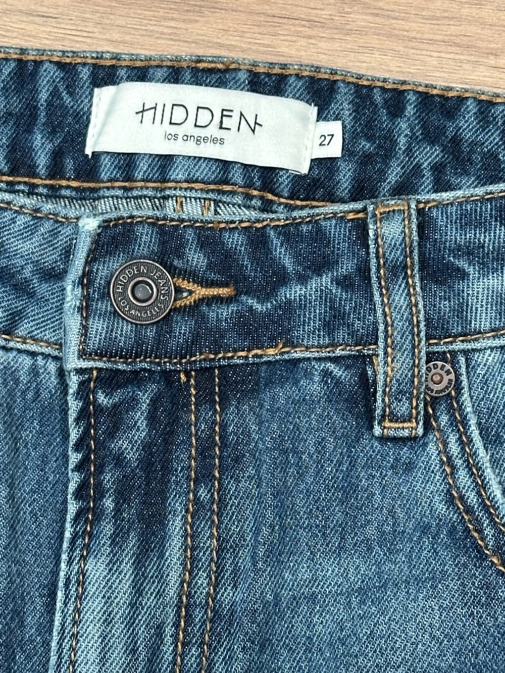 Hidden Sammie High Rise Barrel Jean Size 27 - Picture 5 of 12